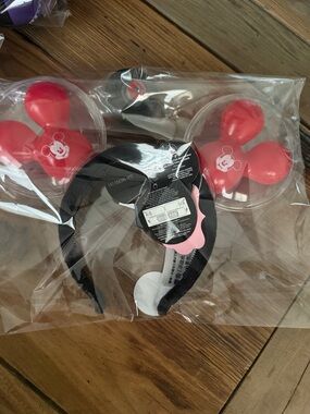 Disney Light-Up Mickey Ear Headband in Black and Red